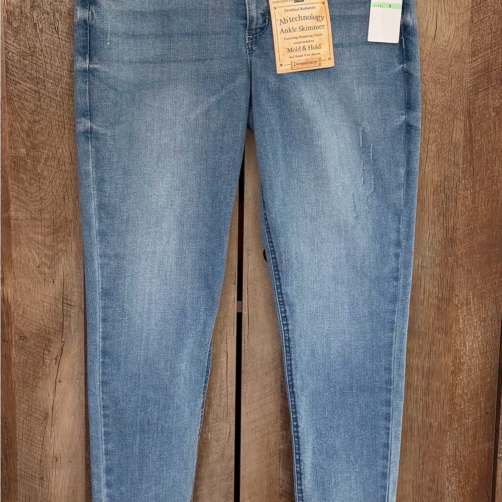NWT Democracy Mid-Rise Blue Skinny Jeans - Picture 10 of 11